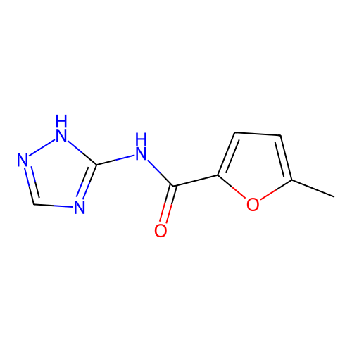 5-Methyl-N-(1H-1,2,4-triazol-3-yl)-2-furamide structure