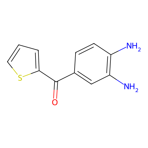 (3,4-Diaminophenyl) (2-thienyl) ketone structure