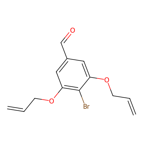 3,5-Bis-(allyloxy)-4-bromobenzaldehyde structure