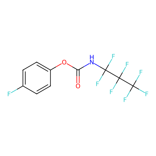 4-Fluorophenyl (perfluoropropyl)carbamate structure