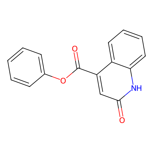 Phenyl 2-hydroxyquinoline-4-carboxylate structure