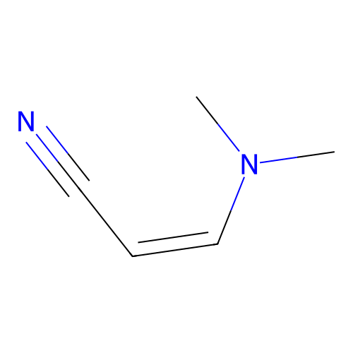 Acrylonitrile, 3-(dimethylamino)-(7CI,8CI) structure