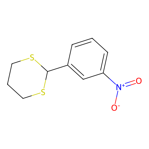 2-(3-Nitrophenyl)-1,3-dithiane structure