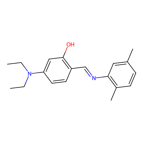 5-(Diethylamino)-2-{[(2,5-dimethylphenyl)imino]methyl}phenol structure