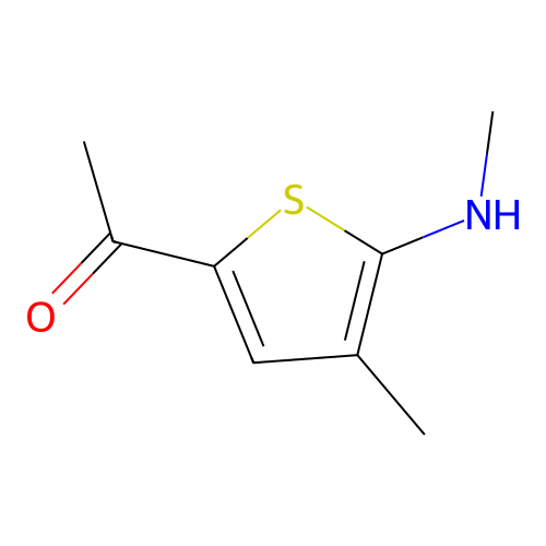 1-[4-Methyl-5-(methylamino)thiophen-2-yl]ethanone structure