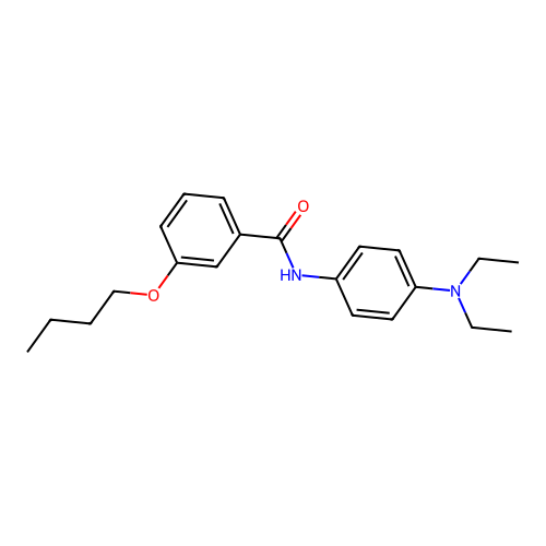 3-butoxy-N-[4-(diethylamino)phenyl]benzamide structure