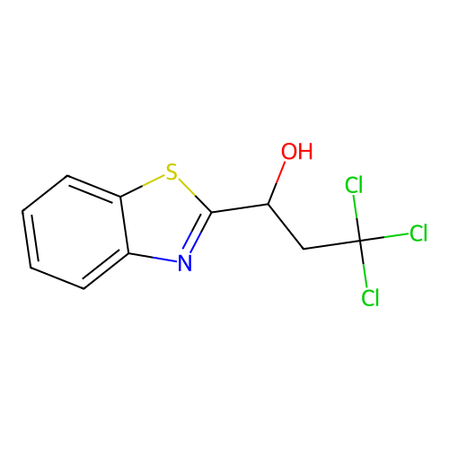 1-(1,3-Benzothiazol-2-yl)-3,3,3-trichloropropan-1-ol structure