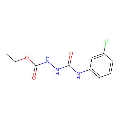ethyl N-[(3-chlorophenyl)carbamoylamino]carbamate structure