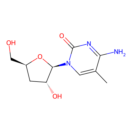 3'-Deoxy-5-methycytidine structure