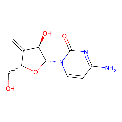 Cytidine, 3'-deoxy-3'-methylene- structure