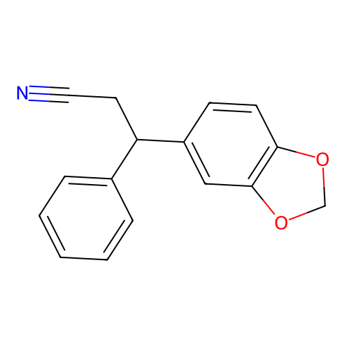 3-(1,3-Benzodioxol-5-yl)-3-phenylpropanenitrile structure
