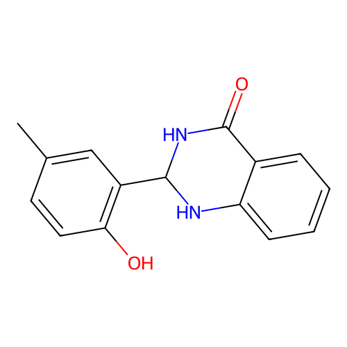 2-(2-hydroxy-5-methylphenyl)-2,3-dihydroquinazolin-4(1H)-one structure