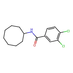 3,4-dichloro-N-cyclooctylbenzamide structure