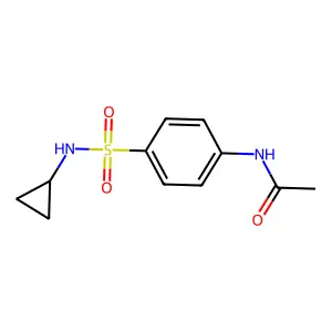 N-[4-(环丙基氨磺酰基)苯基]乙酰胺 structure