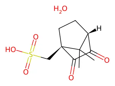 Camphorquinone-10-sulfonic acid structure