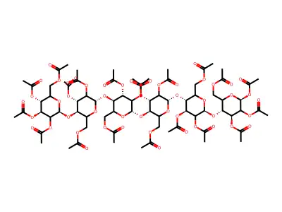 Maltohexaose eicosaacetate structure