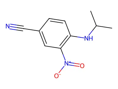 4-(Isopropylamino)-3-nitrobenzonitrile structure