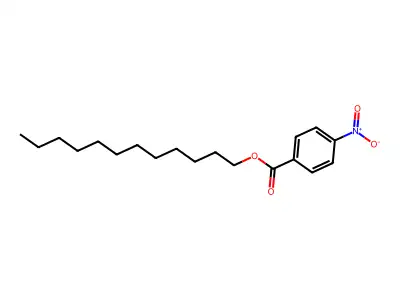 Dodecyl 4-nitrobenzoate structure