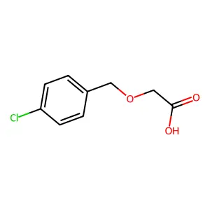 2-[(4-Chlorophenyl)methoxy]acetic acid structure