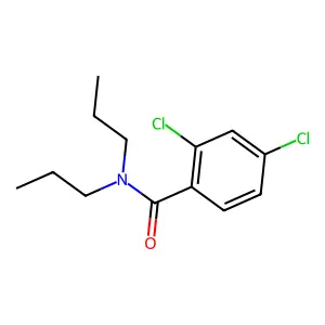 2,4-dichloro-N,N-dipropylbenzamide structure