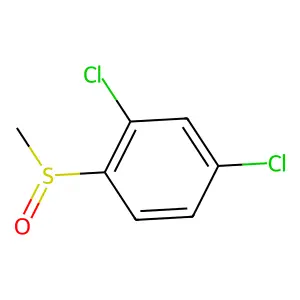 1,3-二氯苯基甲基亚砜 structure