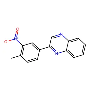 2-(4-Methyl-3-nitrophenyl)quinoxaline structure