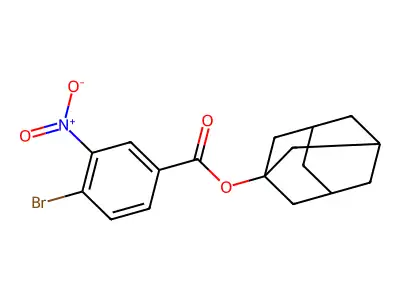 1-Adamantyl 4-bromo-3-nitrobenzoate structure