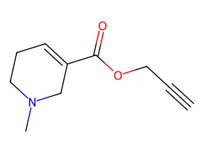 槟榔碱丙炔酯 structure