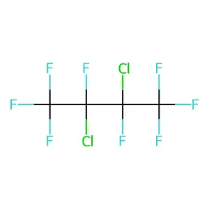 2,3-Dichloro-1,1,1,2,3,4,4,4-octafluorobutane structure