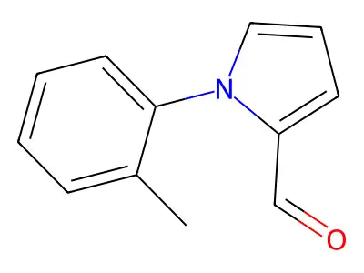 1-(2-methylphenyl)-1H-pyrrole-2-carbaldehyde structure
