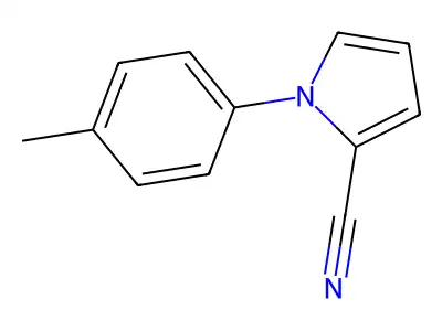 1-(4-Methylphenyl)pyrrole-2-carbonitrile structure