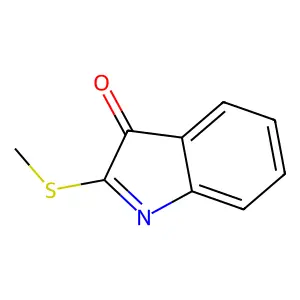 3H-Indol-3-one, 2-(methylthio)- structure