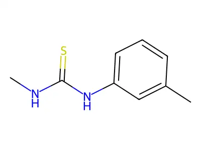 1-Methyl-3-(3-methylphenyl)thiourea structure