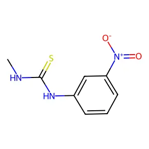 N-methyl-N'-(3-nitrophenyl)thiourea structure