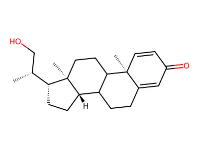 17-(2-HO-1-ME-ET)-10,13-Dimethyl-dodecahydro-cyclopenta(A)phenanthren-3-one structure