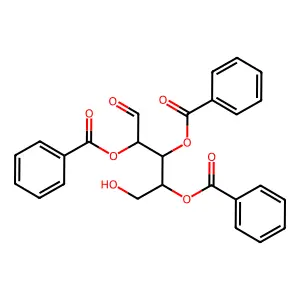2,3,4-Tri-O-benzoylpentose structure