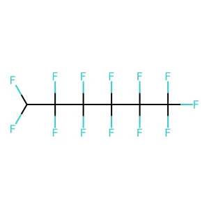 1H-Perfluorohexane structure