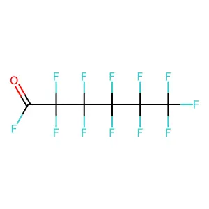 Hexanoyl fluoride, 2,2,3,3,4,4,5,5,6,6,6-undecafluoro- structure
