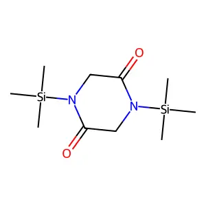2,5-Piperazinedione, 1,4-bis(trimethylsilyl)- structure