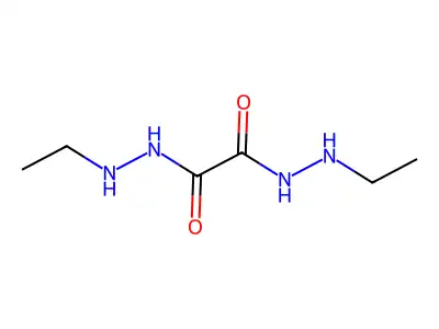 草酸双(2-乙基酰肼) structure