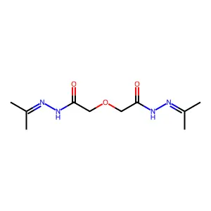 2,2'-OXYBIS(ACETIC ISOPROPYLIDENEHYDRAZIDE) structure