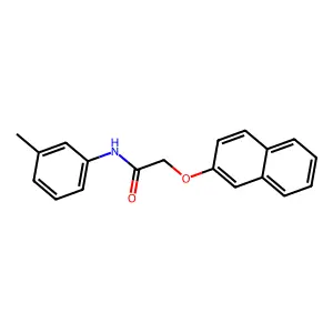 N-(3-methylphenyl)-2-(2-naphthyloxy)acetamide structure