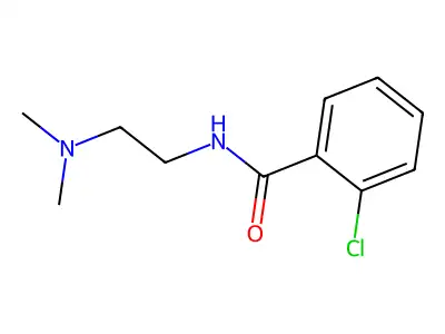 2-chloro-N-[2-(dimethylamino)ethyl]benzamide structure