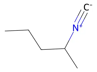 2-Pentyl isocyanide structure