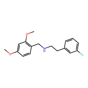 (2,4-Dimethoxybenzyl)[2-(3-fluorophenyl)ethyl]amine structure