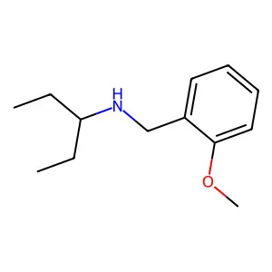 N-(2-methoxybenzyl)pentan-3-amine structure