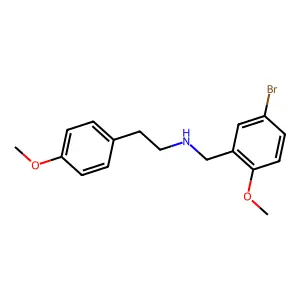 (5-Bromo-2-methoxybenzyl)[2-(4-methoxyphenyl)ethyl]amine structure