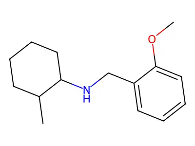 (2-Methoxybenzyl)(2-methylcyclohexyl)amine structure