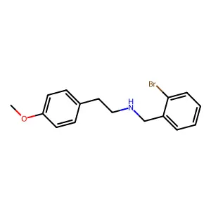 (2-Bromobenzyl)[2-(4-methoxyphenyl)ethyl]amine structure