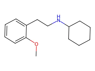 N-环己基-2-甲氧基苯乙胺 structure
